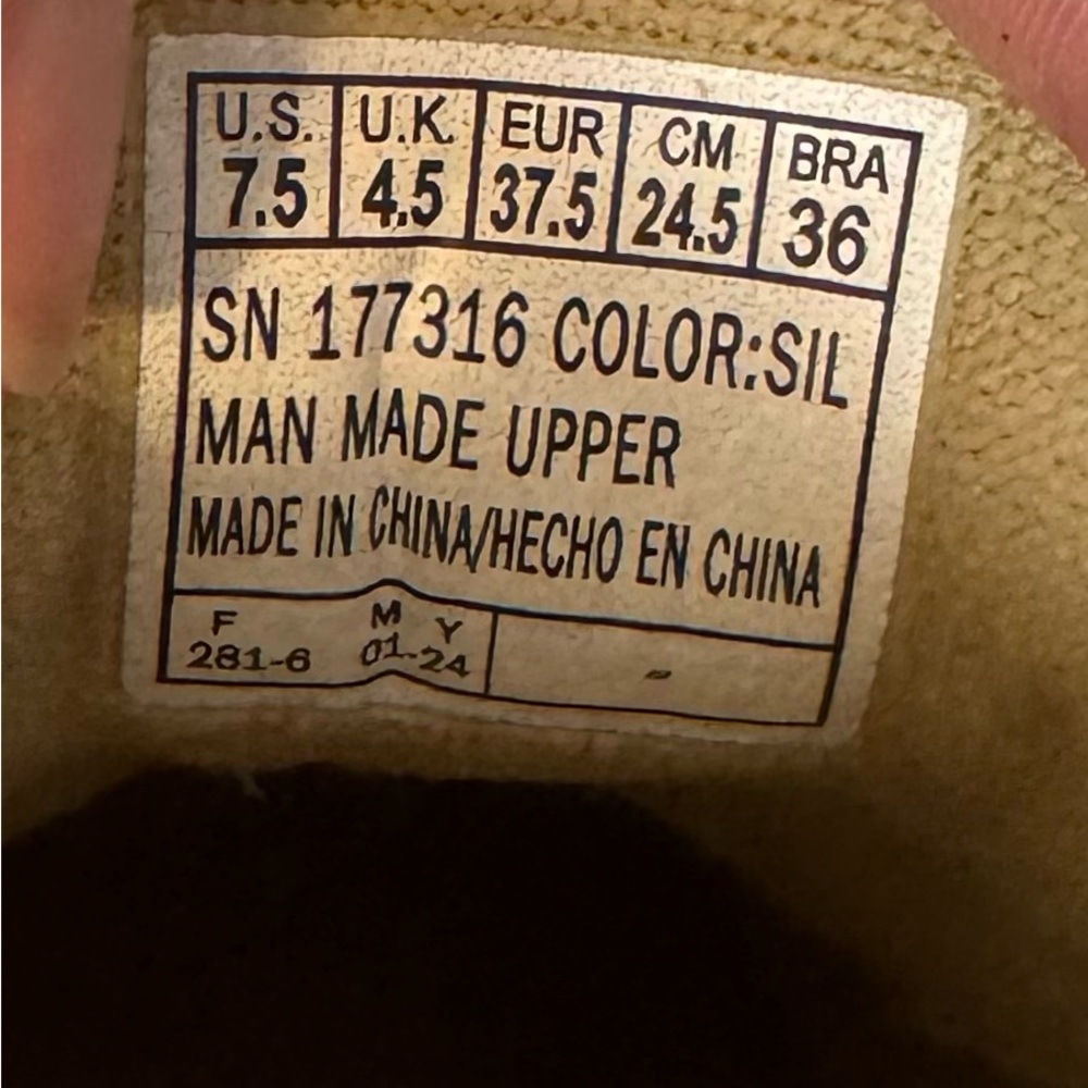 Skechers Women's Silver Sneakers - Picture 3 of 5